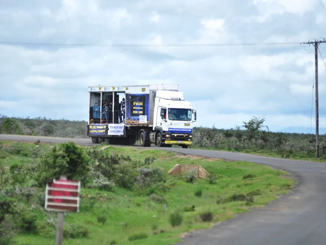 CMEM Group brand activation van, Nairobi roadshow, Kenya BTL marketing