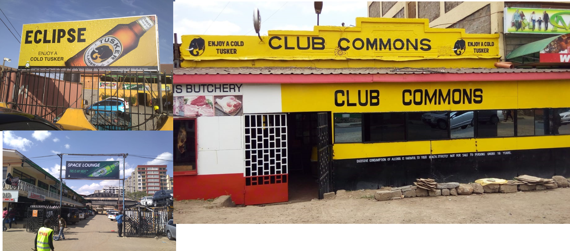 EABL outlet fascia branding Nairobi by CMEM Group