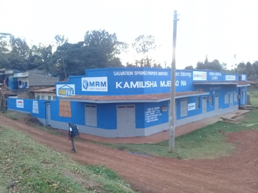 MRM Versatile rural wall branding signage installation Kenya CMEM Group