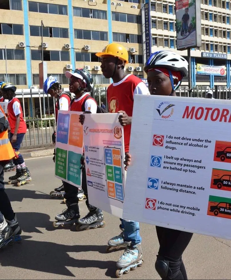 Safeway Right Way skaters guerrilla activation Nairobi CBD CMEM Group