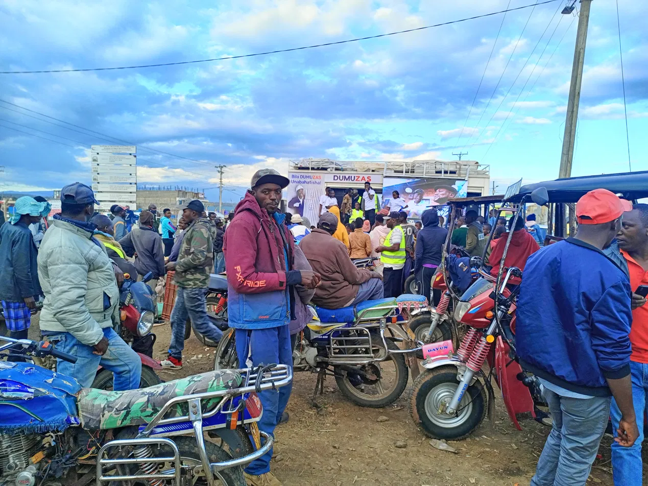 MRM Dumuzas branded roadshow truck LED screen upcountry Kenya CMEM Group