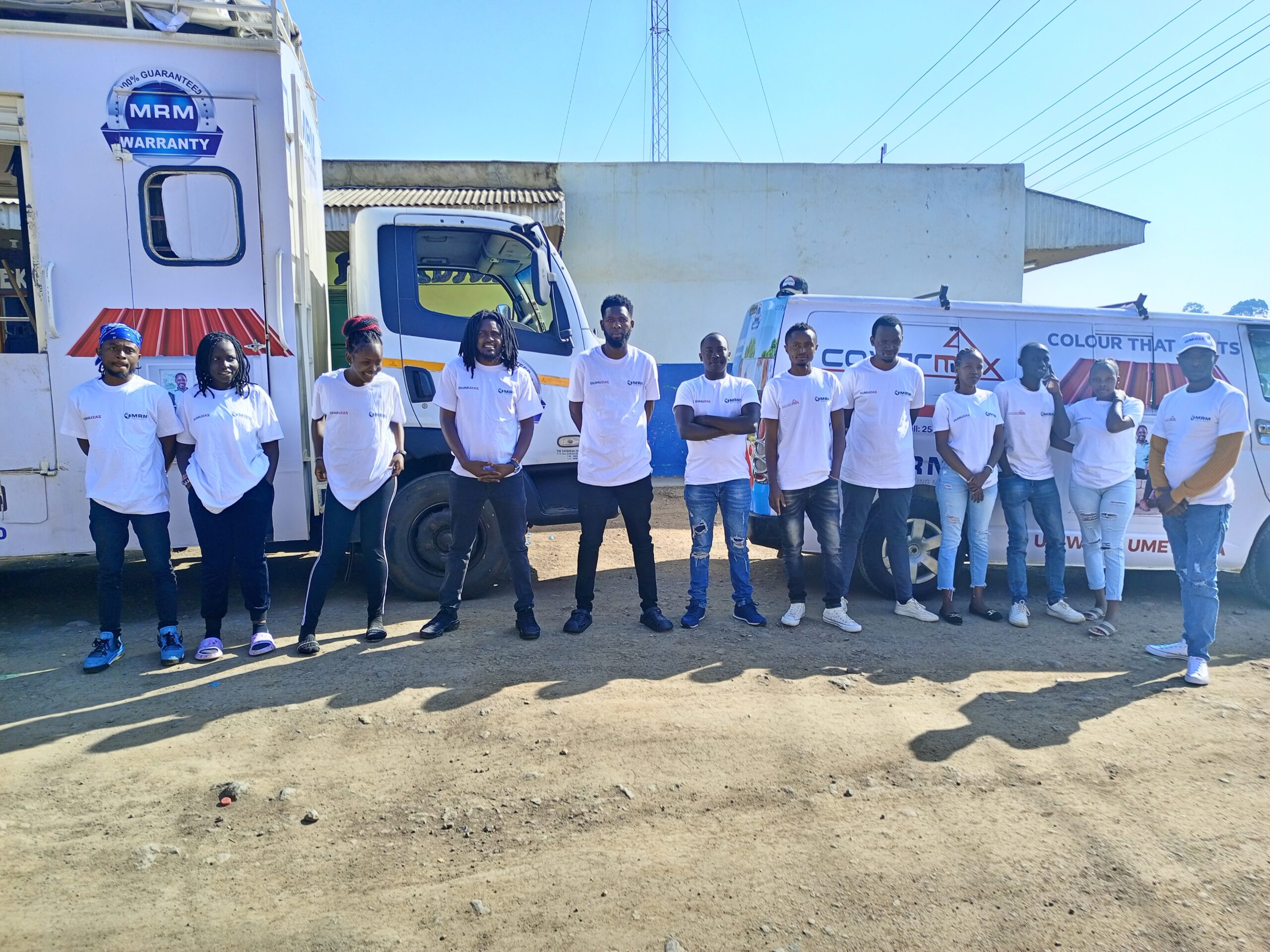 CMEM Group field team on-ground activation, Kenya