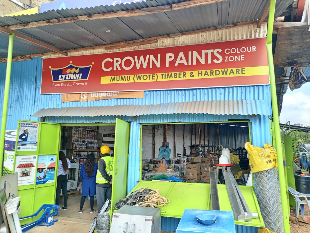 Trade Visibility Kenya — branded shop, ABS board and POSM, CMEM Group